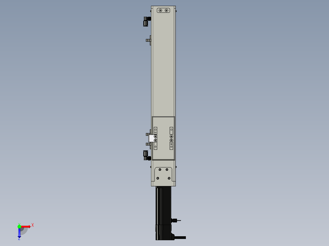 Toyo东佑达直线模组-ECH6-250-BC+煞車-反俯视图