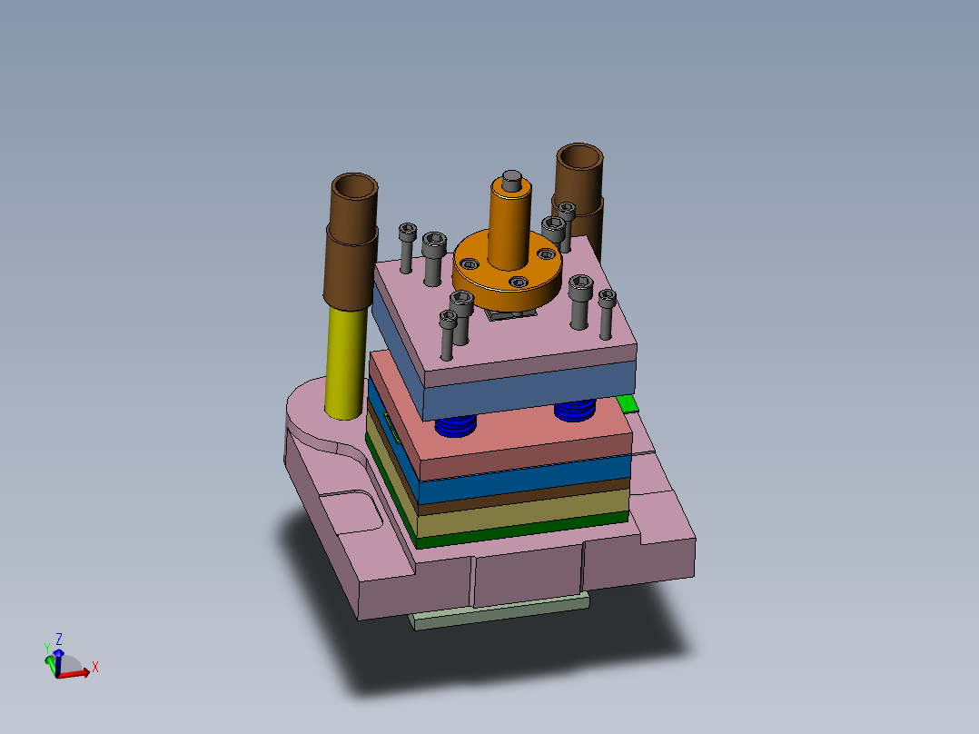 复合冲压模具设计画图（全部结清）