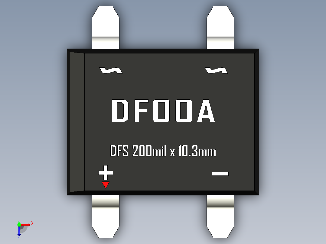 桥式整流器-DFS_10.3mm俯视图