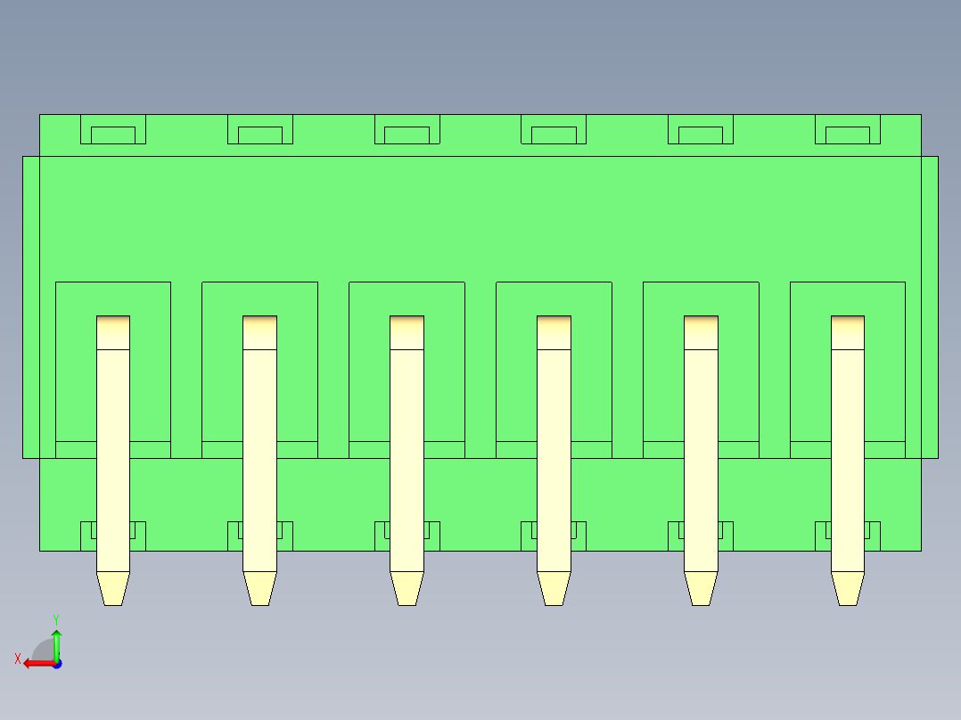 15EDG-3.5-6P(H-Hht)后视图