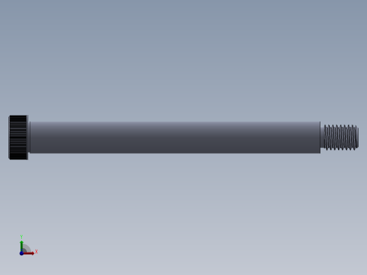 内六角螺螺栓-SB 0.500-13 x5.75.SLDPRT前视缩略图
