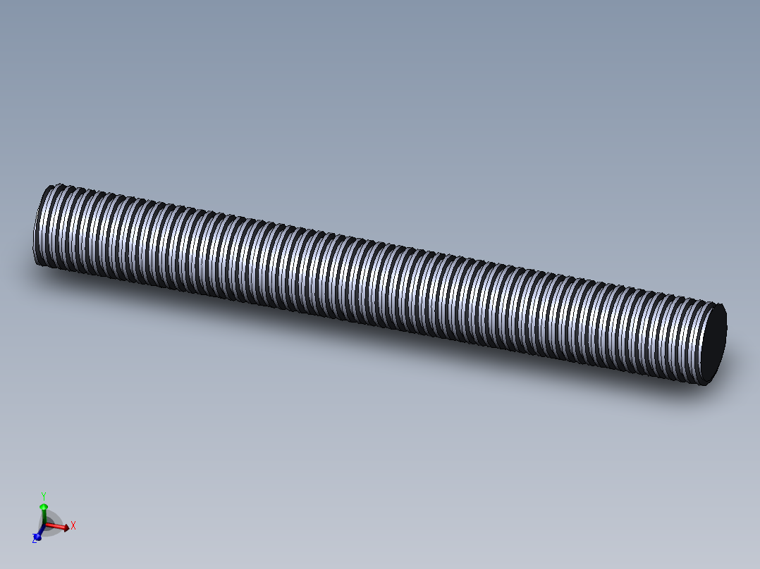 公制 （ISO） 梯形螺钉-TR24x3x200.SLDPRT