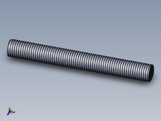 公制 （ISO） 梯形螺钉-TR24x3x200.SLDPRT