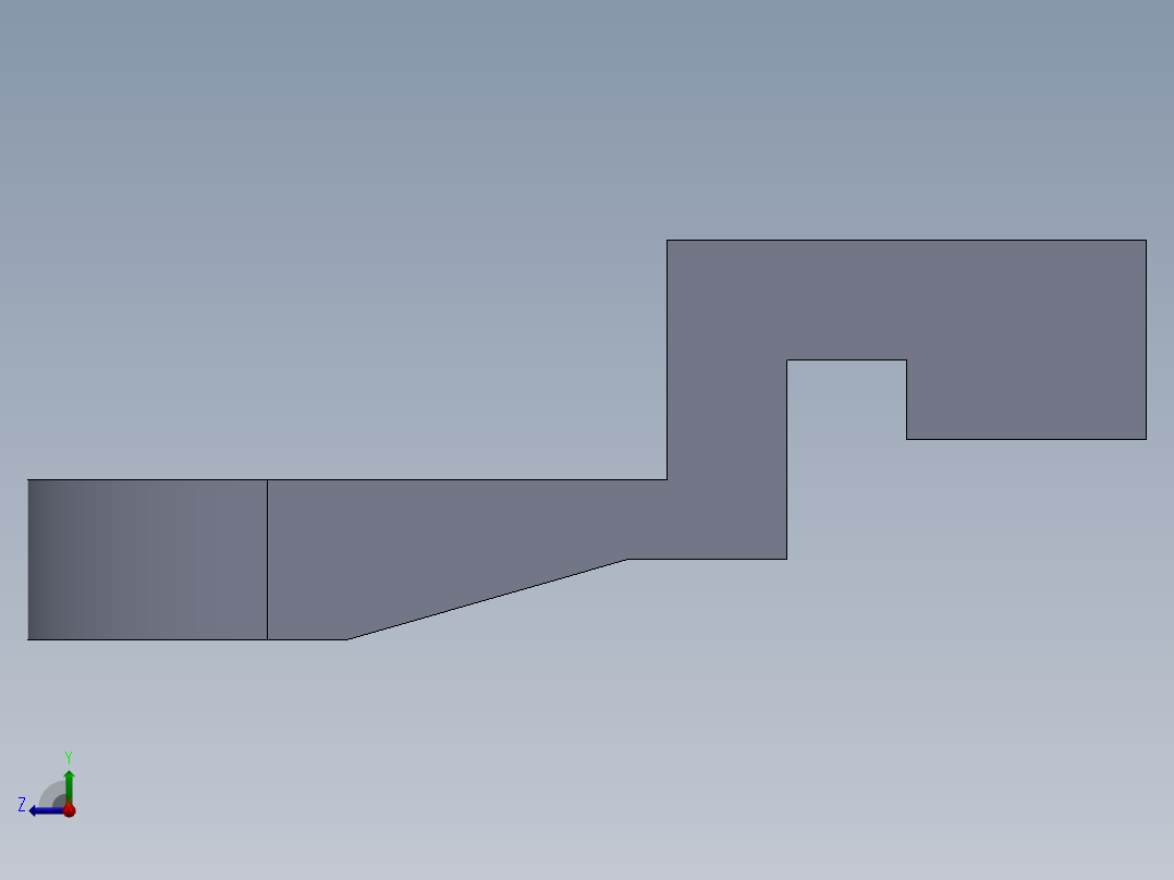 SW建模练习题-practice 85右视图