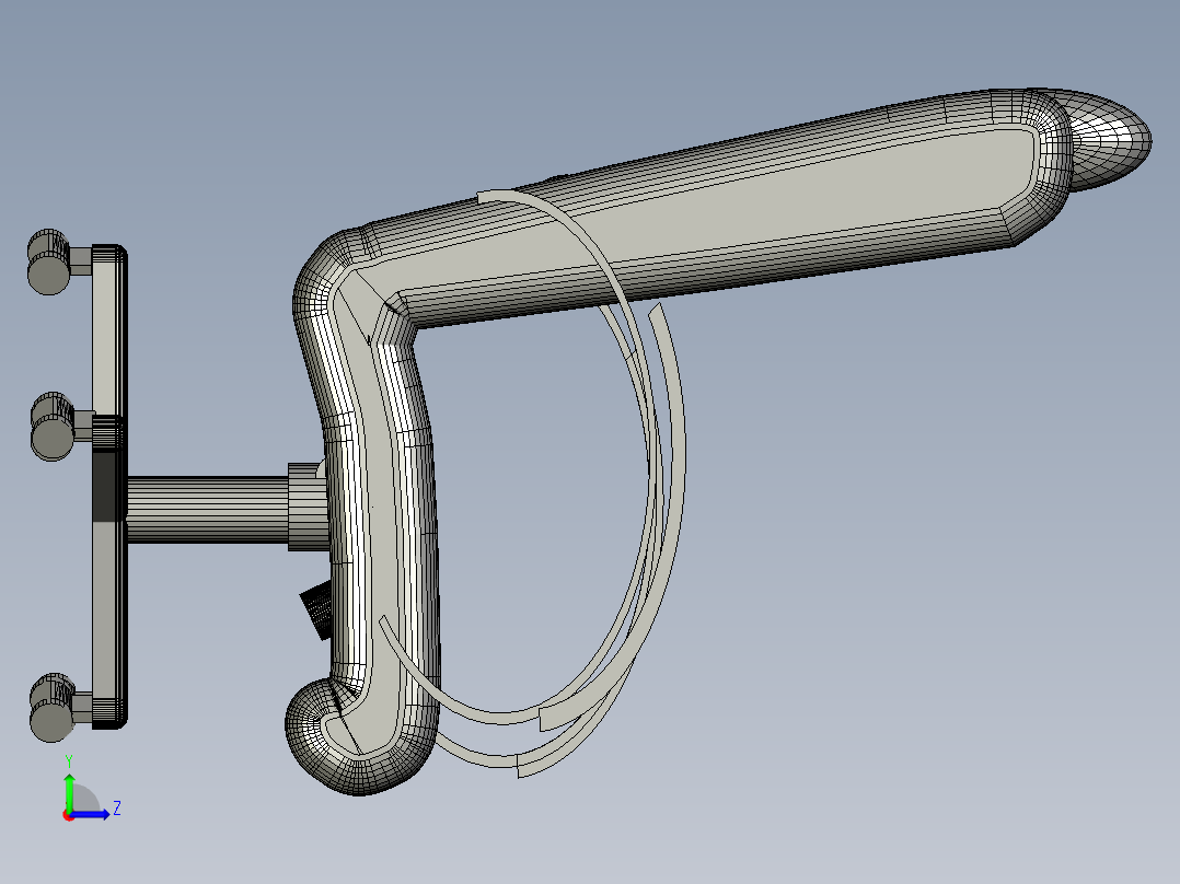 办公扶手椅 SERGıO_BR左视图