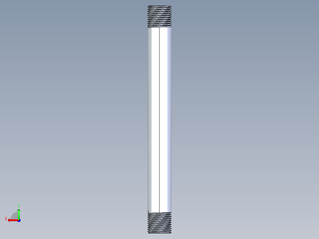 聚氯乙烯配件33-Sch80_Nipple_MPTxMPT_861-086_0.5in x 8in后视图