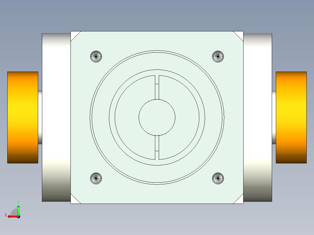 换向器PW90双边锁紧-1 19-70-90-M6.stp后视图