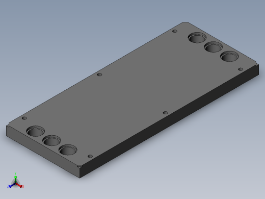 ejector plate_pcs2b正等轴测缩略图