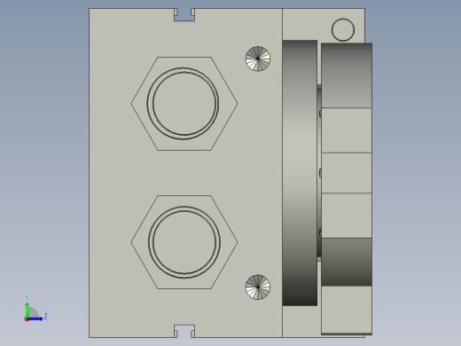 旋转气爪PRC40ST-180左视缩略图