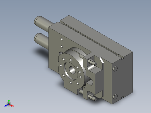 旋转气爪PRC40ST-180正等轴测缩略图