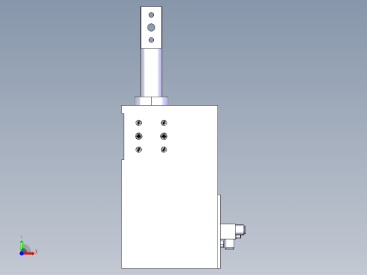 德克斯TUNKERS气缸数模SZV_1_40_A22_T12_TUENKERS前视缩略图