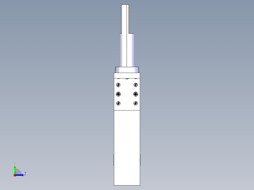 德克斯TUNKERS气缸数模SZV_1_40_A22_T12_TUENKERS左视缩略图