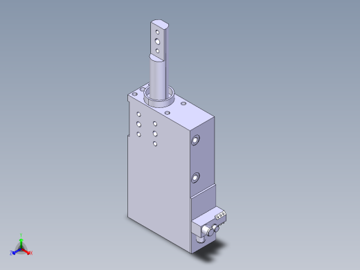 德克斯TUNKERS气缸数模SZV_1_40_A22_T12_TUENKERS正等轴测缩略图