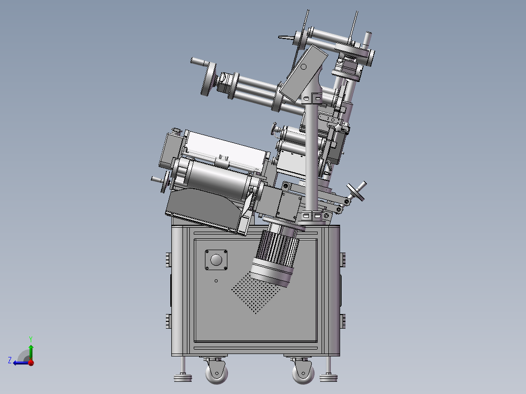 全自动贴片机 (STEP)右视图