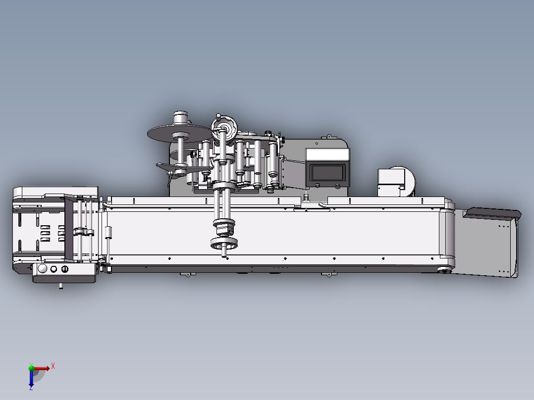 全自动贴片机 (STEP)俯视图