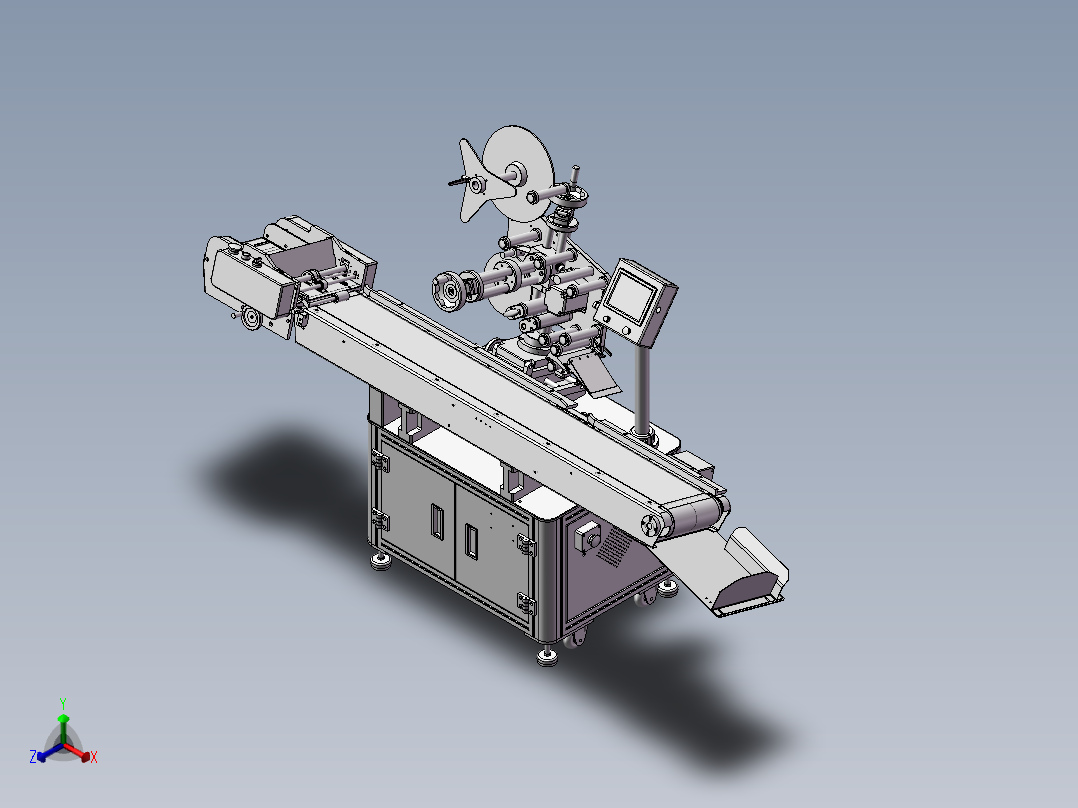 全自动贴片机 (STEP)正等轴测图