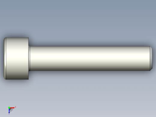 螺钉-DIN_912-M5x25.stp俯视缩略图
