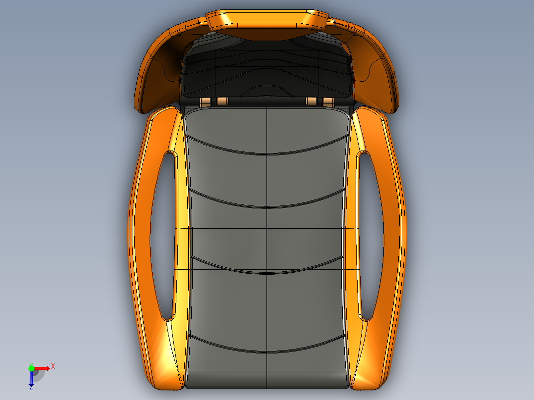 汽车座椅 (92)俯视图