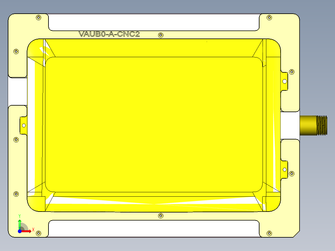 vaub0_lcd_cover619-cnc2前视图