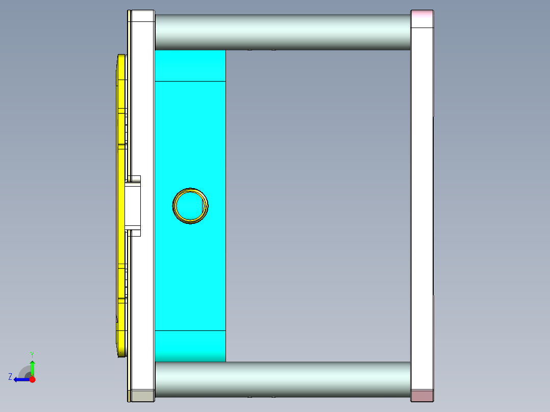 vaub0_lcd_cover619-cnc2右视图