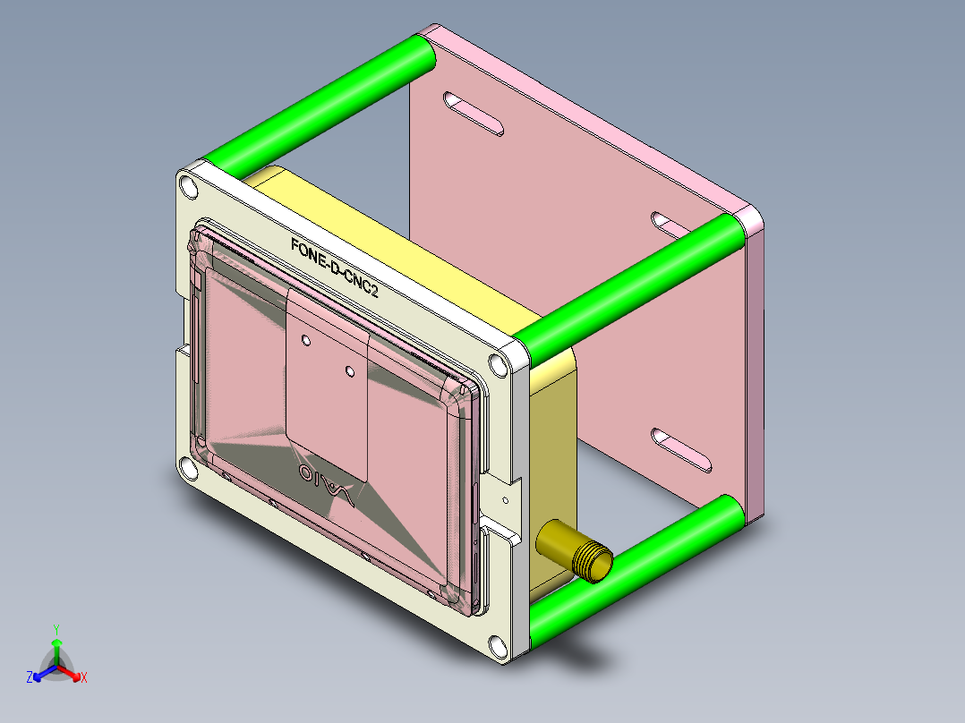 FONE-D-笔记本CNC工装夹具三维模型CNC2-08-07正等轴测图