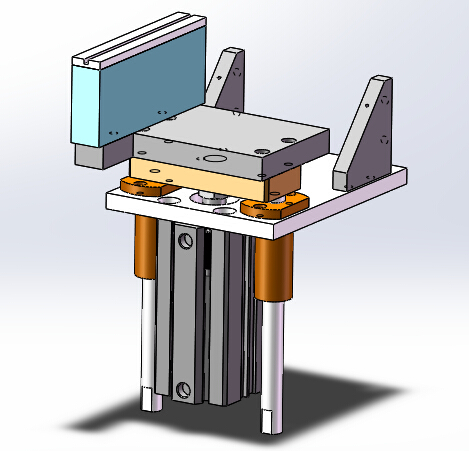 流水线鲜花自动套袋机（sw18可编辑+cad+bom）
