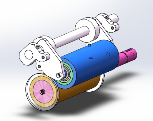 流水线鲜花自动套袋机（sw18可编辑+cad+bom）缩略图