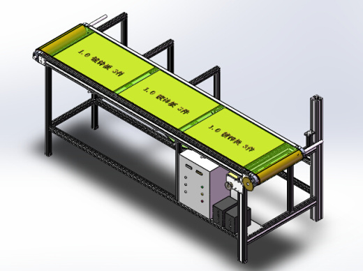 流水线鲜花自动套袋机（sw18可编辑+cad+bom）缩略图
