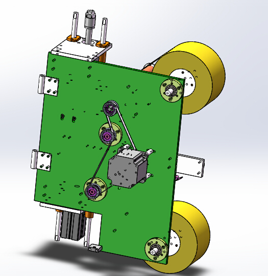 流水线鲜花自动套袋机（sw18可编辑+cad+bom）
