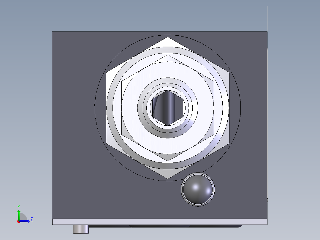 Continental Hydraulics-1001623液压元件左视图