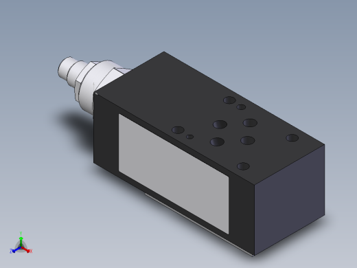 Continental Hydraulics-1001623液压元件正等轴测缩略图