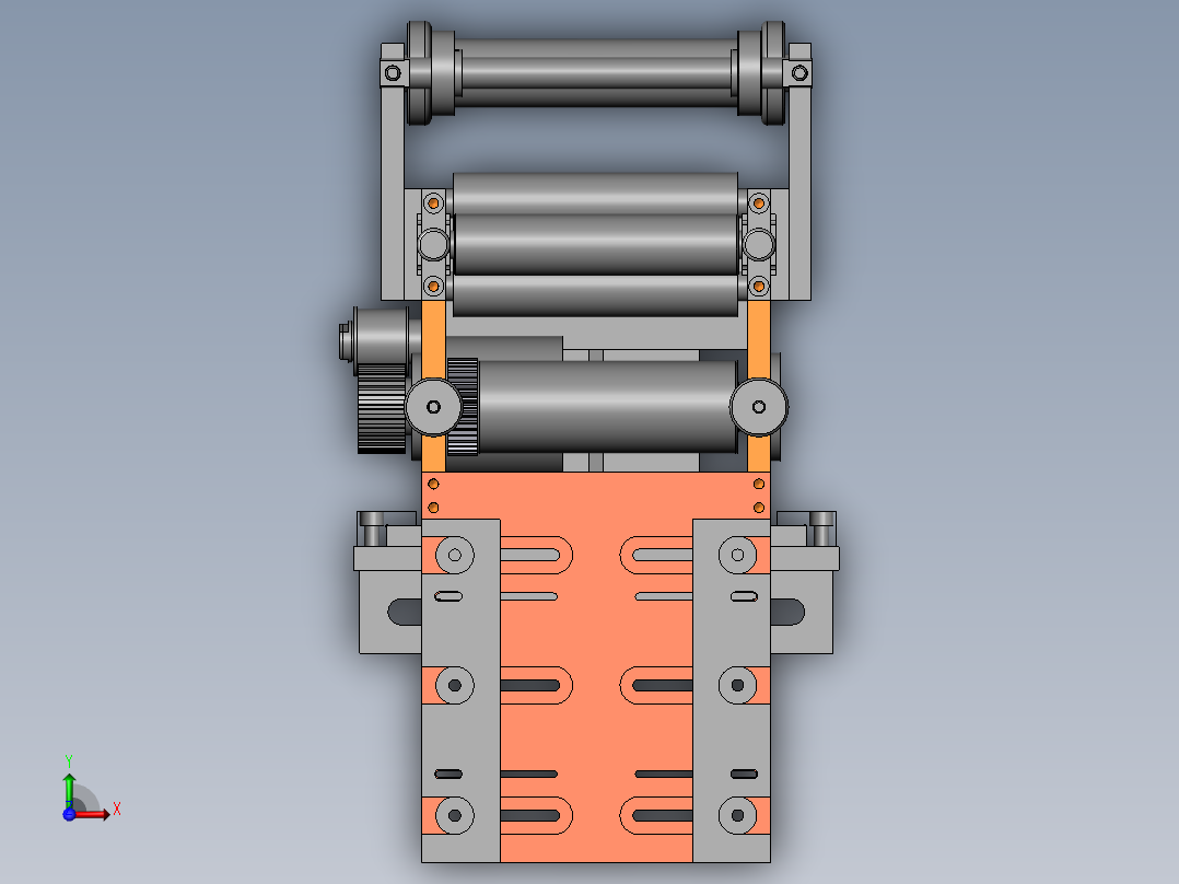 A2004819-材料供应冲压，伺服前视图