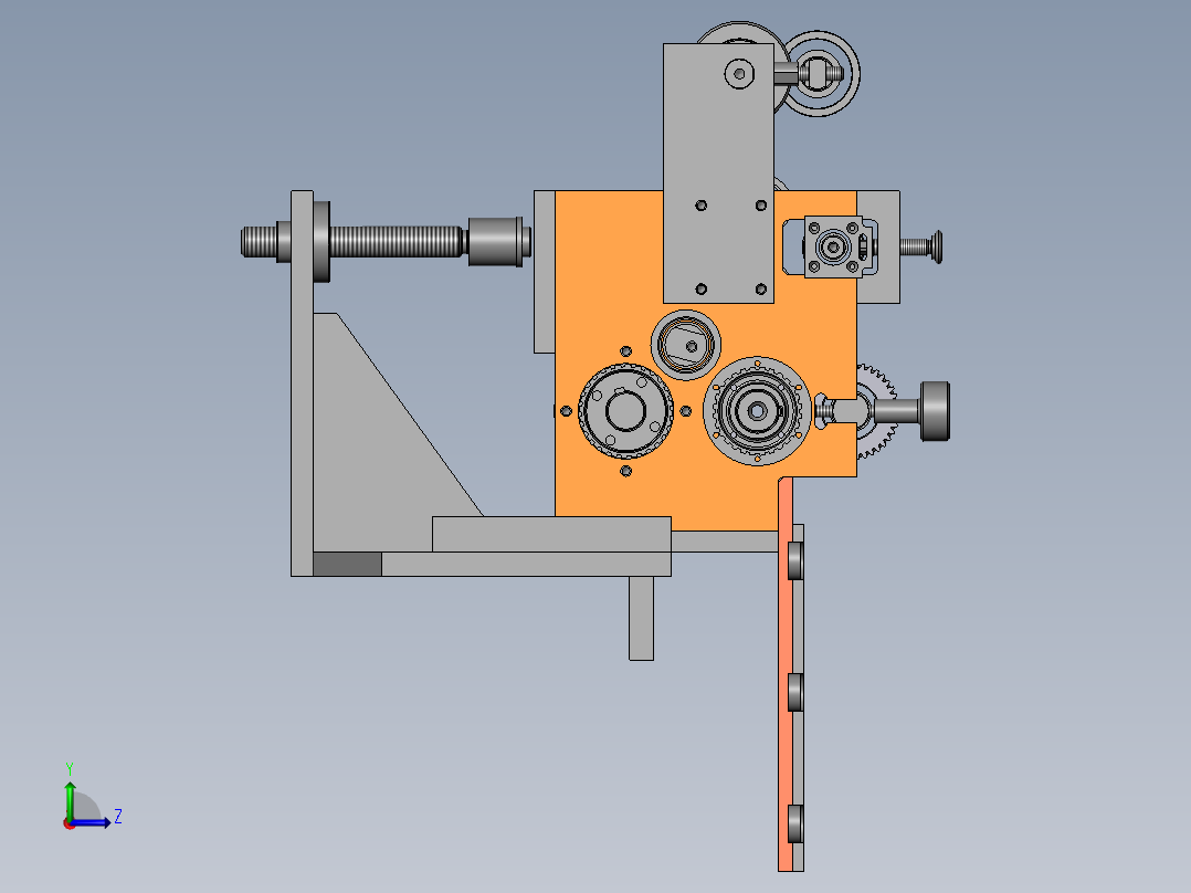 A2004819-材料供应冲压，伺服左视图