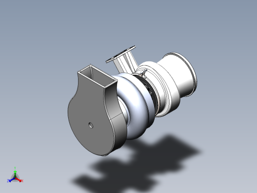 增压器(17)正等轴测缩略图