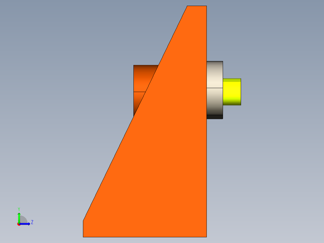 飞行组装左视图
