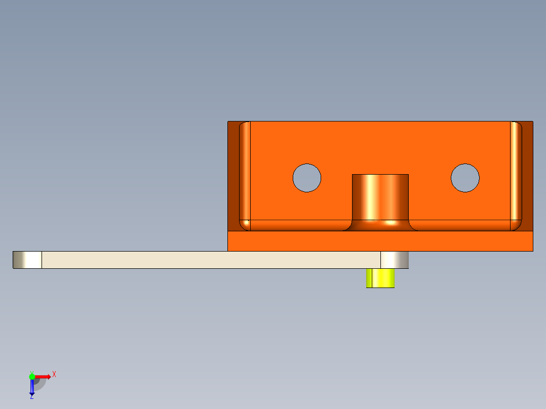 飞行组装俯视图