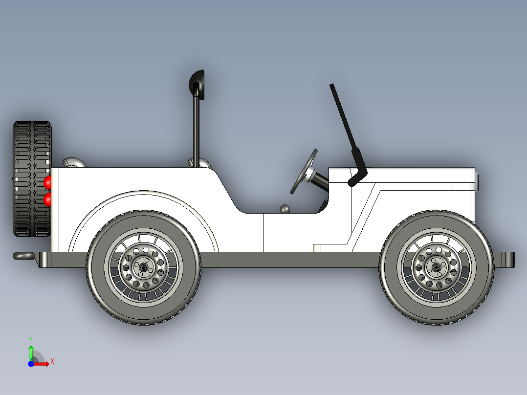 B2004418-威利吉普车前视图
