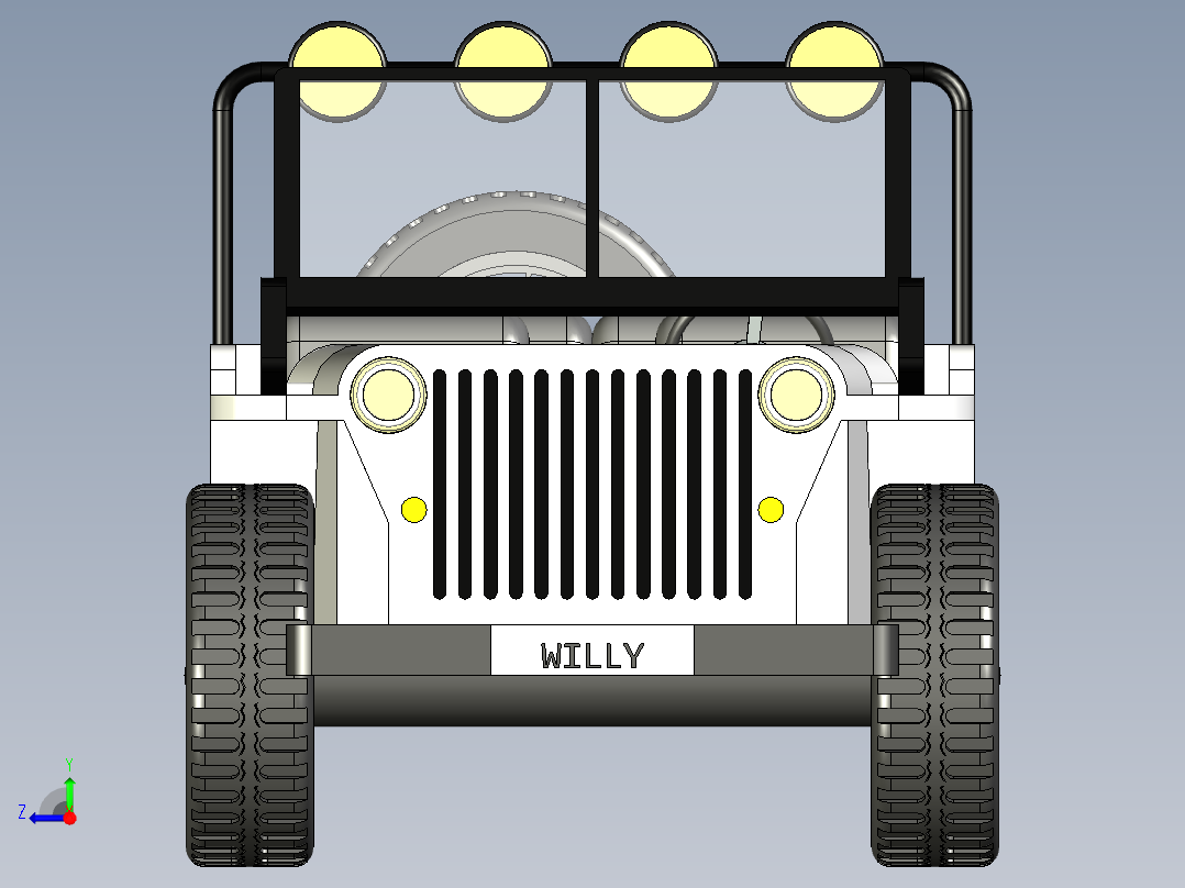 B2004418-威利吉普车右视图