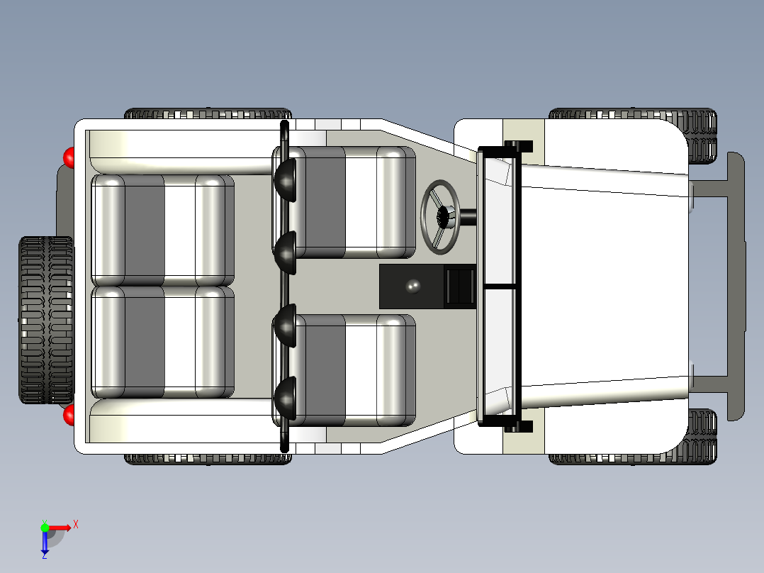 B2004418-威利吉普车俯视图