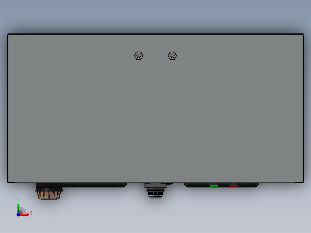 货架、危险气体瓶存放柜前视图
