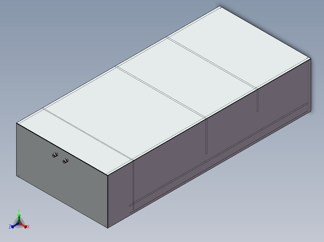 货架、危险气体瓶存放柜正等轴测图