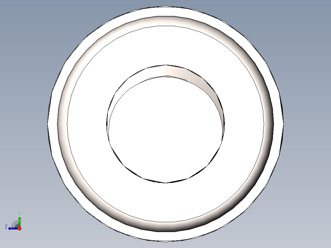 滚花螺丝右视图