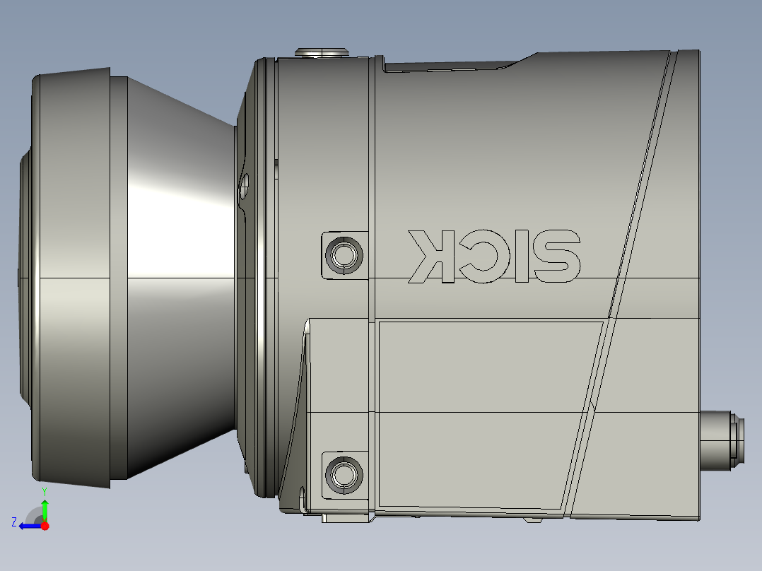 LMS111 轮廓扫描仪右视图