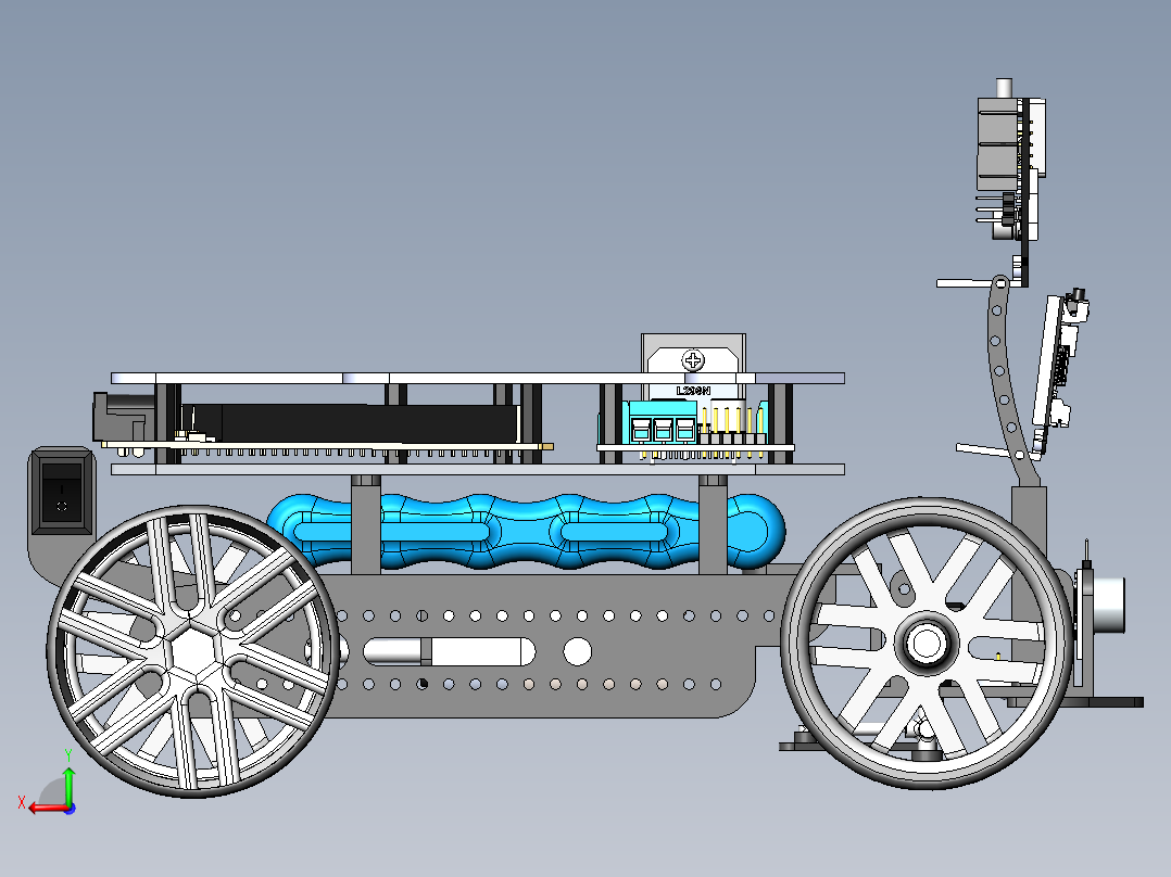 行走小车  sw20后视图