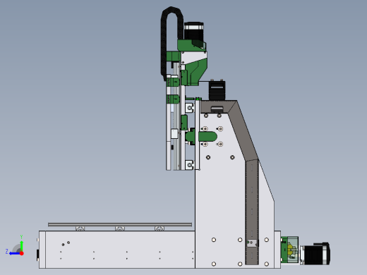 切削设备mini-cnc-80-65-20-v1-2-18323-模型格式为 sw stp右视缩略图