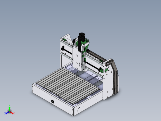切削设备mini-cnc-80-65-20-v1-2-18323-模型格式为 sw stp正等轴测缩略图