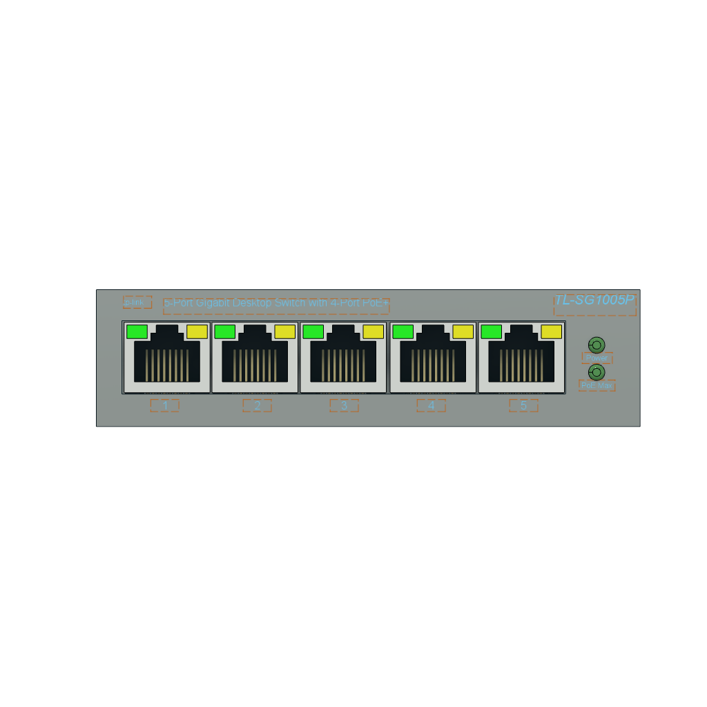 tp link tl sg1005p 4端口poe交换机18