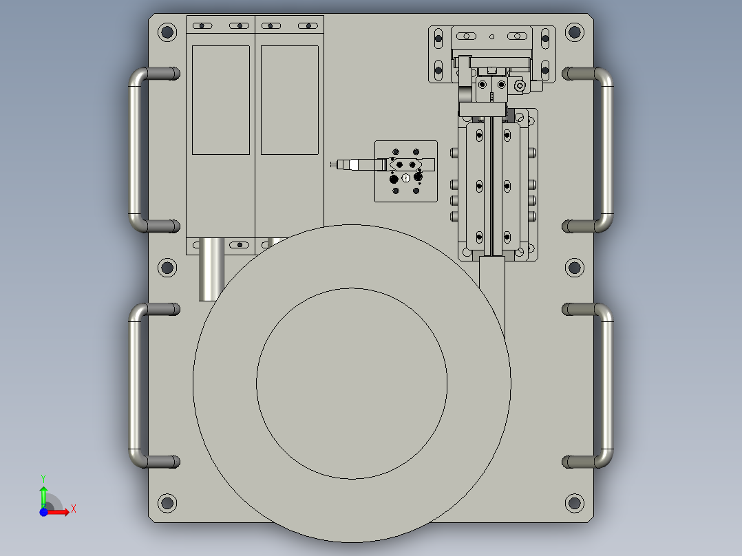 SPR-M15031-D02连接器3PIN振动盘上料前视图