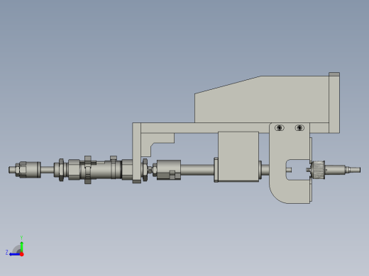 HG004-03水压紧机构右视缩略图
