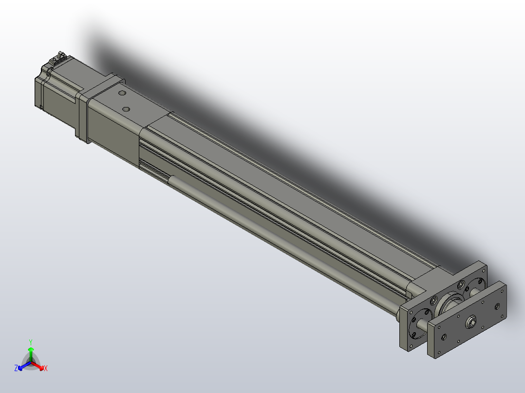 伺服电缸SOE63-L10-C-S450-D-FG-P75-D3主视图